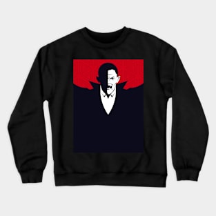 Dracula Vampire Halloween Design Crewneck Sweatshirt